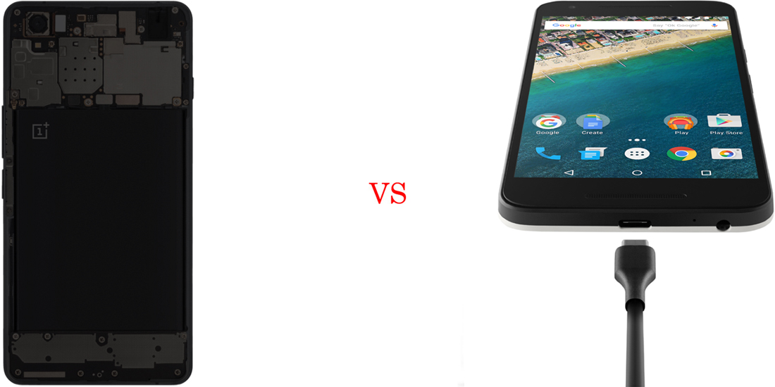 OnePlus X versus Nexus 5X 6